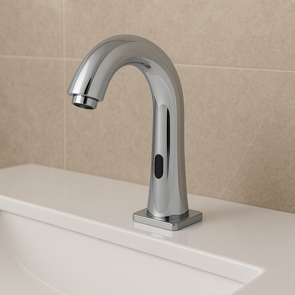 Fontana Falaise chrome touchless faucet for 3 hole platform